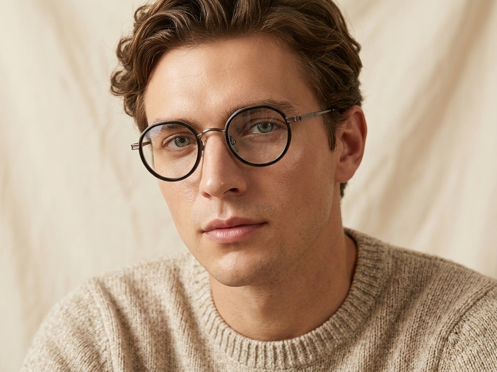 BS0218-0182_Black_Round_Titanium_Glasses_corner-tryon_male