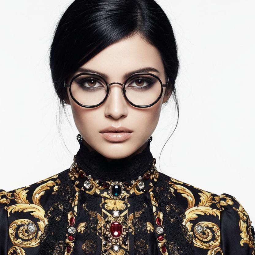 bs0218-0182_black_round_titanium_glasses_model