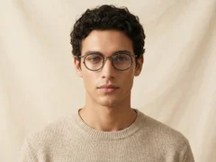 BS0218-0185_Grey_Oval_Titanium_Glasses_corner-tryon_male