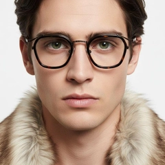 bs0218-0188_tortoiseshell_geometric_titanium_glasses_model