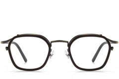 BS0218-0189_Brown_Geometric_Titanium_Glasses_front