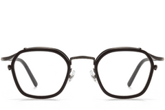 BS0218-0189_Brown_Geometric_Titanium_Glasses_front
