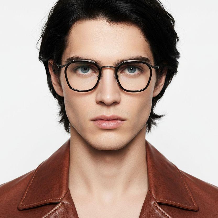 bs0218-0189_brown_geometric_titanium_glasses_model