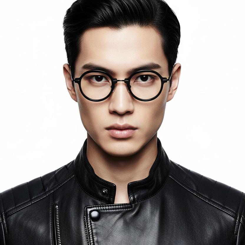 bs0218-0191_black_round_titanium_glasses_model