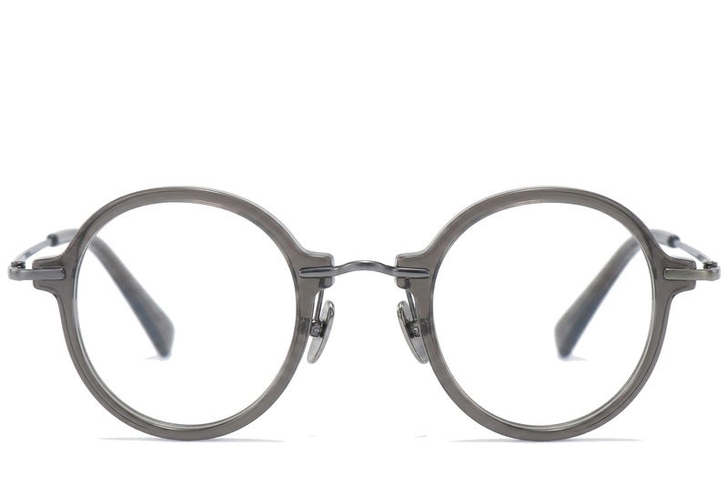BS0218-0192_Grey_Round_Titanium_Glasses_corner-front
