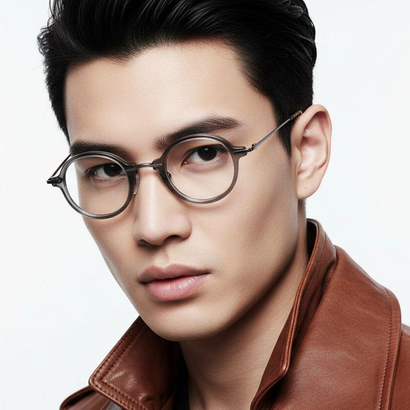 bs0218-0192_grey_round_titanium_glasses_model