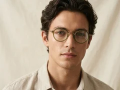 BS0218-0193_Green_Round_Titanium_Glasses_corner-tryon_male