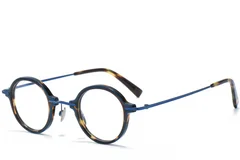 BS0218-0194_Tortoiseshell_Round_Titanium_Glasses_corner