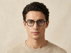 BS0218-0196_Black_Oval_Titanium_Glasses_corner-tryon_male