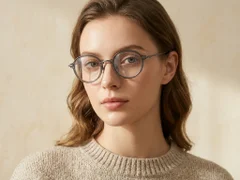 BS0218-0201_Grey_Oval_Titanium_Glasses_corner-tryon_female