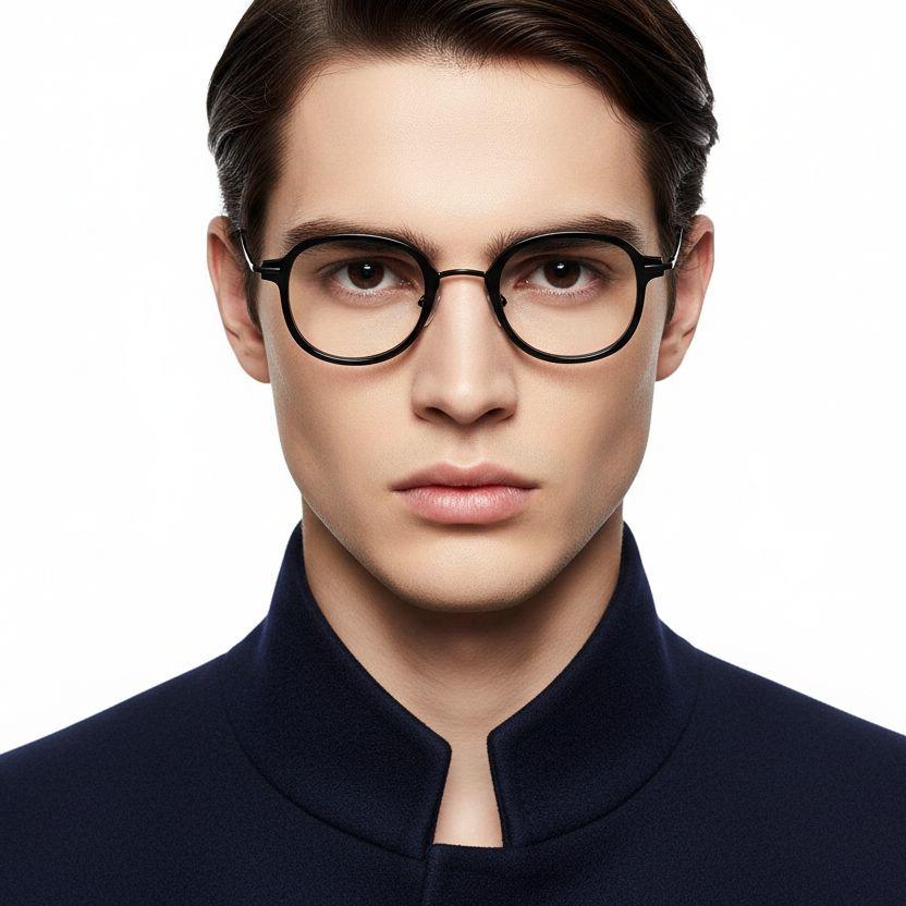 bs0218-0205_black_oval_titanium_glasses_model