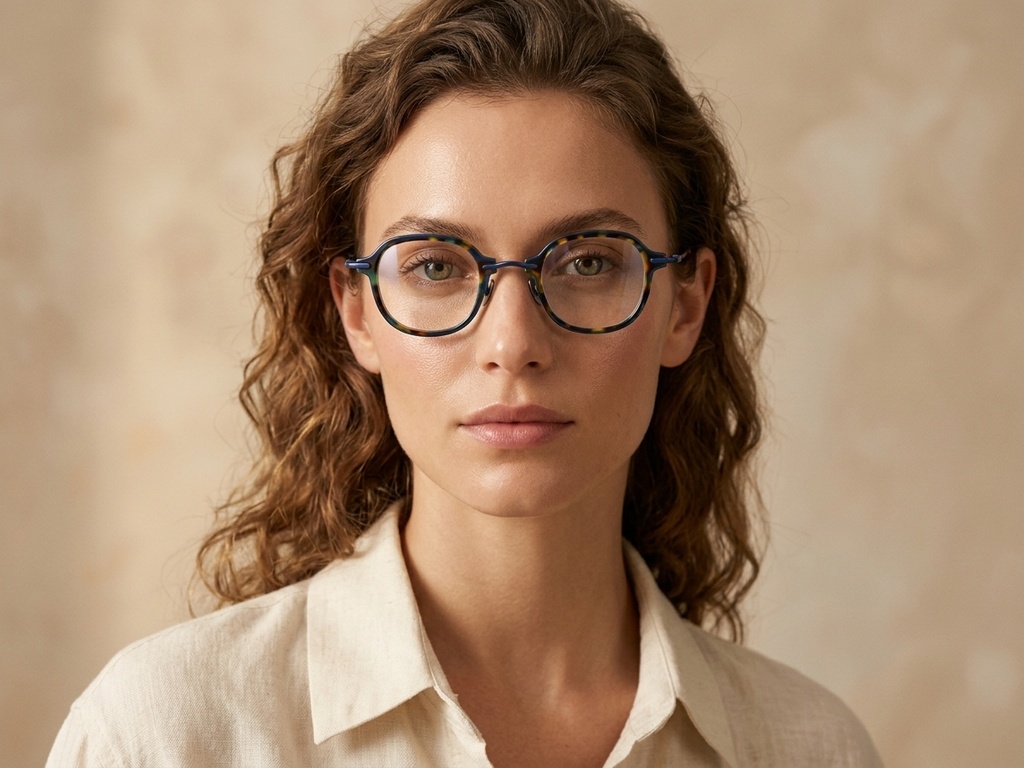 BS0218-0208_Tortoiseshell_Oval_Titanium_Glasses_corner-tryon_female
