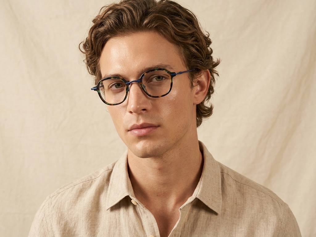 BS0218-0208_Tortoiseshell_Oval_Titanium_Glasses_corner-tryon_male