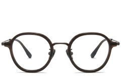 BS0218-0211_Brown_Oval_Titanium_Glasses_corner-front