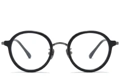 BS0218-0213_Black_Oval_Titanium_Glasses_corner-front