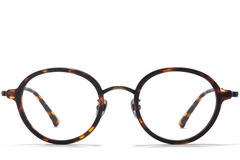 BS0218-0214_Tortoiseshell_Oval_Titanium_Glasses_front