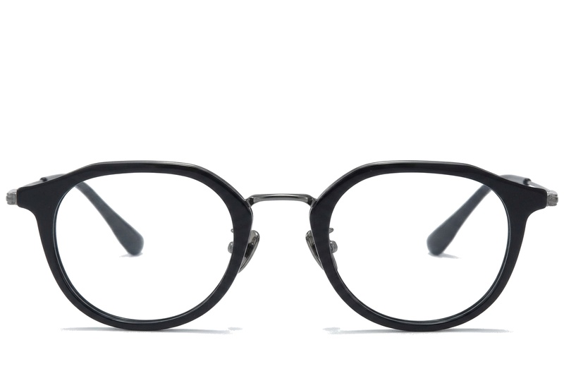 BS0218-0217_Black_Oval_Titanium_Glasses_corner-front