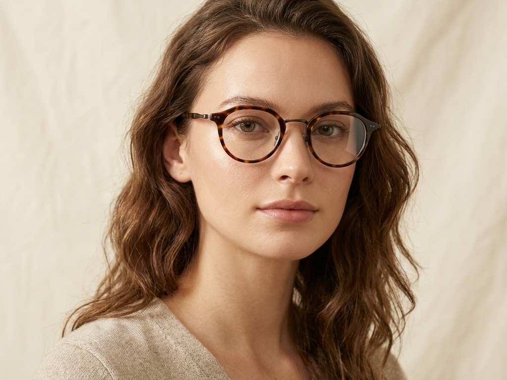 BS0218-0218_Tortoiseshell_Oval_Titanium_Glasses-tryon_female