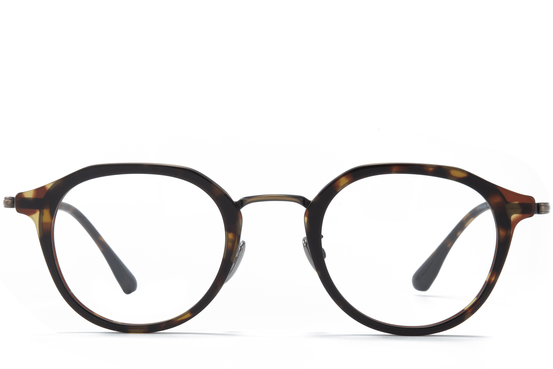 BS0218-0218_Tortoiseshell_Oval_Titanium_Glasses_front