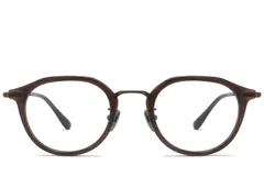 BS0218-0219_Brown_Oval_Titanium_Glasses_corner-front