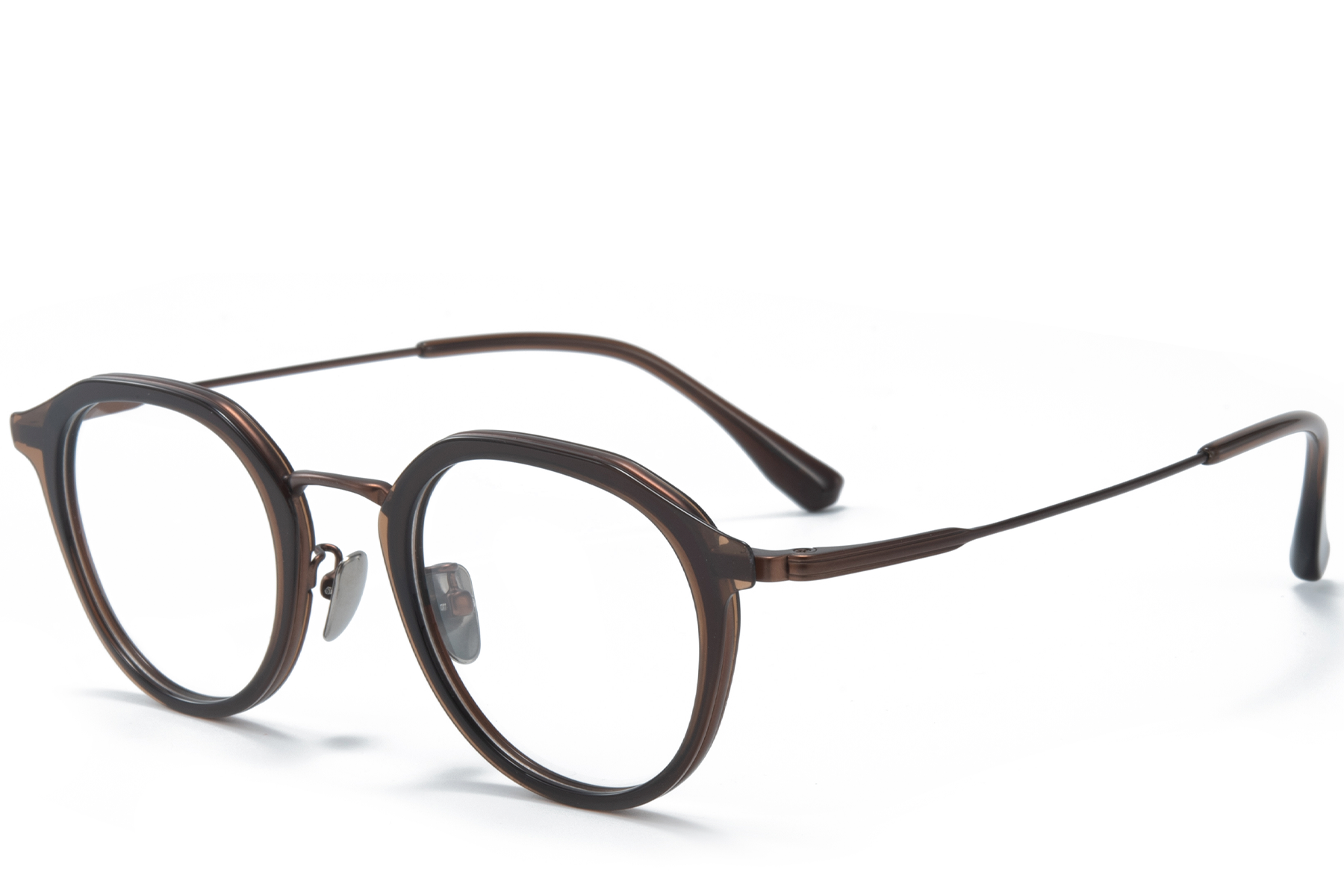 BS0218-0219_Brown_Oval_Titanium_Glasses_corner