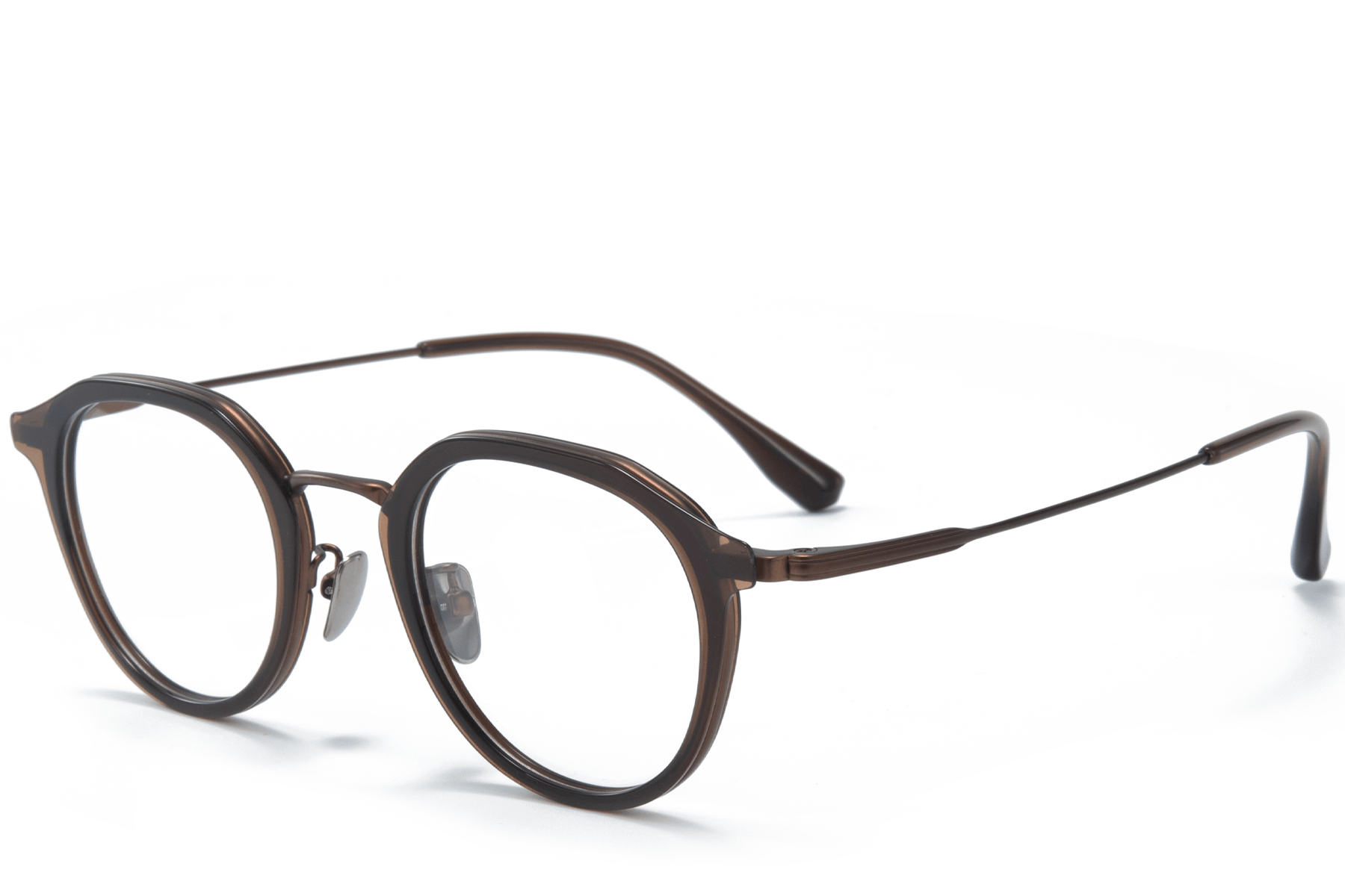 BS0218-0219_Brown_Oval_Titanium_Glasses_corner