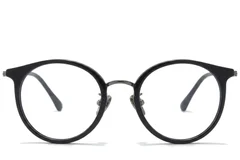 BS0218-0221_Black_Oval_Titanium_Glasses_corner-front