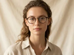 BS0218-0222_Tortoiseshell_Oval_Titanium_Glasses-tryon_female