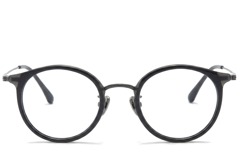 BS0218-0223_Black_Oval_Titanium_Glasses_corner-front