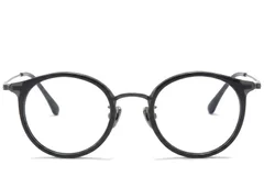 BS0218-0223_Black_Oval_Titanium_Glasses_corner-front