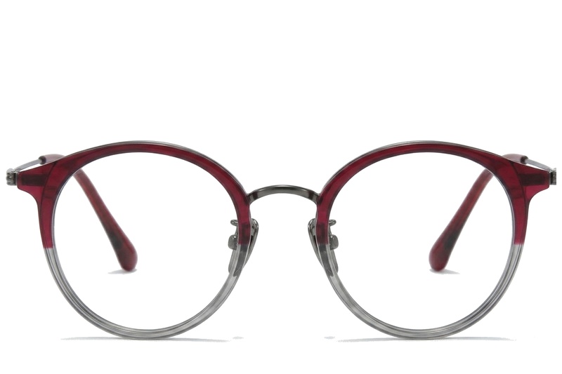 BS0218-0224_Red_Oval_Titanium_Glasses_corner-front