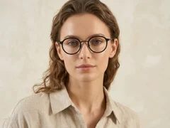 BS0218-0227_Black_Oval_Titanium_Glasses_corner-tryon_female