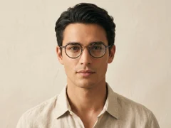 BS0218-0228_Grey_Oval_Titanium_Glasses-tryon_male