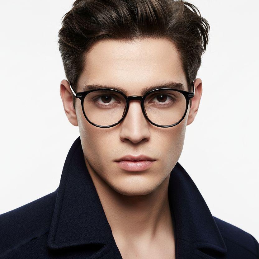 bs0218-0229_black_oval_titanium_glasses_model