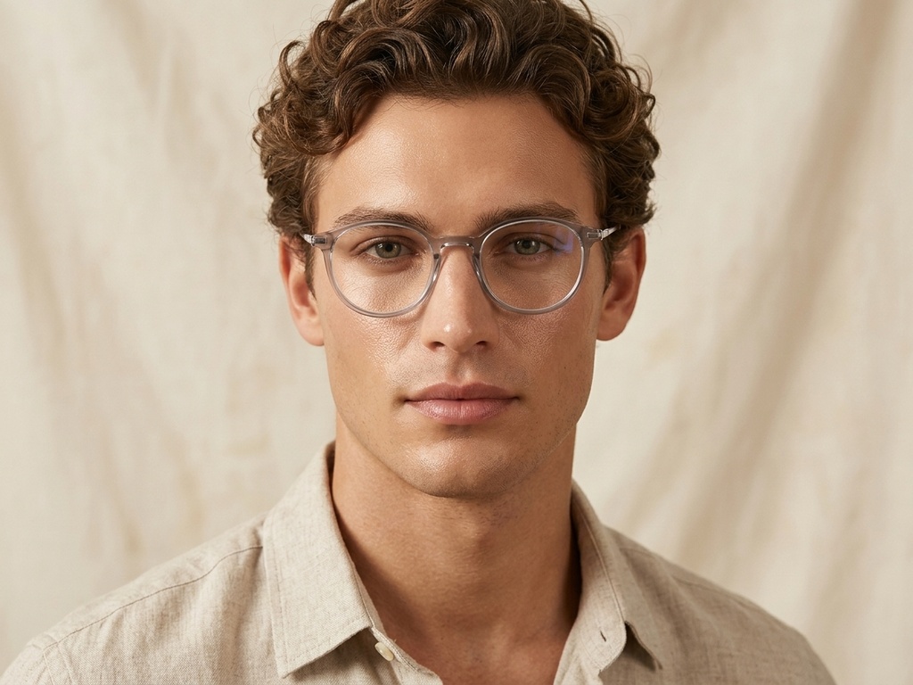 BS0218-0232_Grey_Oval_Titanium_Glasses_corner-tryon_male