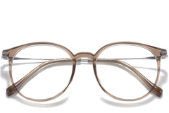 BS0218-0233_Brown_Oval_Titanium_Glasses_front