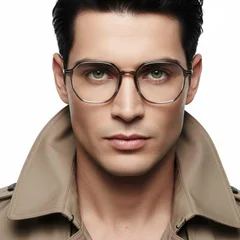 bs0218-0240_brown_geometric_titanium_glasses_model