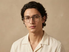 BS0218-0245_Green_Rectangular_Titanium_Glasses-tryon_male