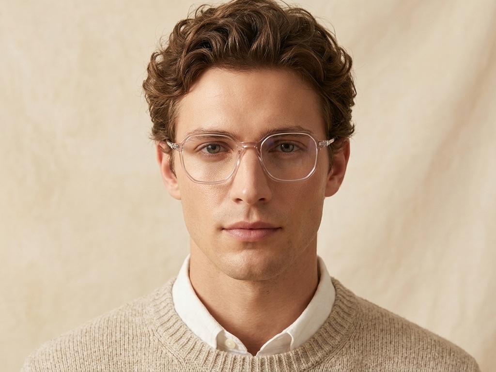 BS0218-0248_Pink_Rectangular_Titanium_Glasses_corner-tryon_male