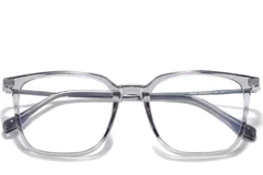 BS0218-0253_Grey_Rectangular_Titanium_Glasses_front