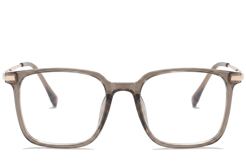 BS0218-0254_Brown_Rectangular_Titanium_Glasses_corner-front