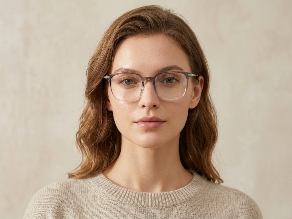 BS0218-0255_Grey_Rectangular_Titanium_Glasses_corner-tryon_female