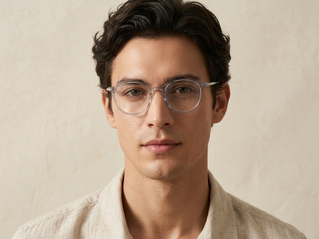 BS0218-0260_Grey_Oval_Titanium_Glasses_corner-tryon_male