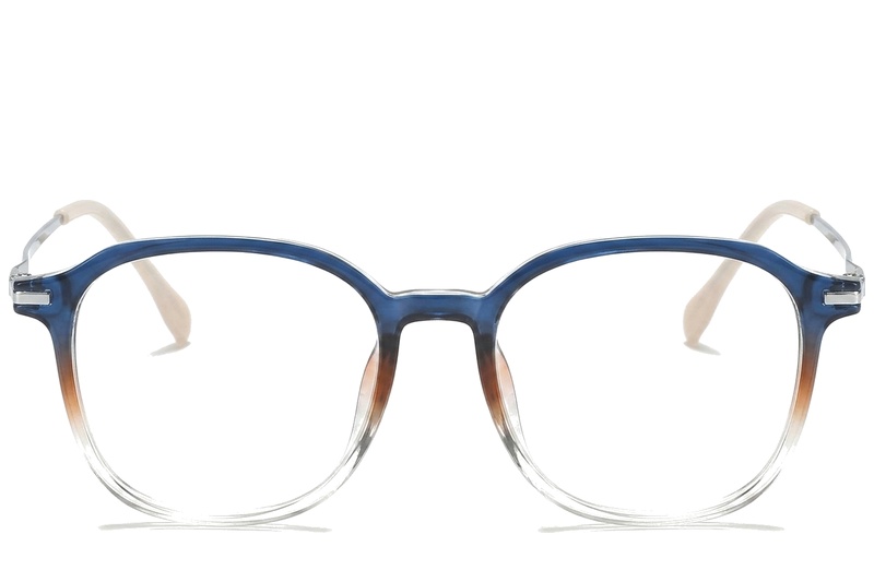 BS0218-0265_Blue_Rectangular_Titanium_Glasses_corner-front