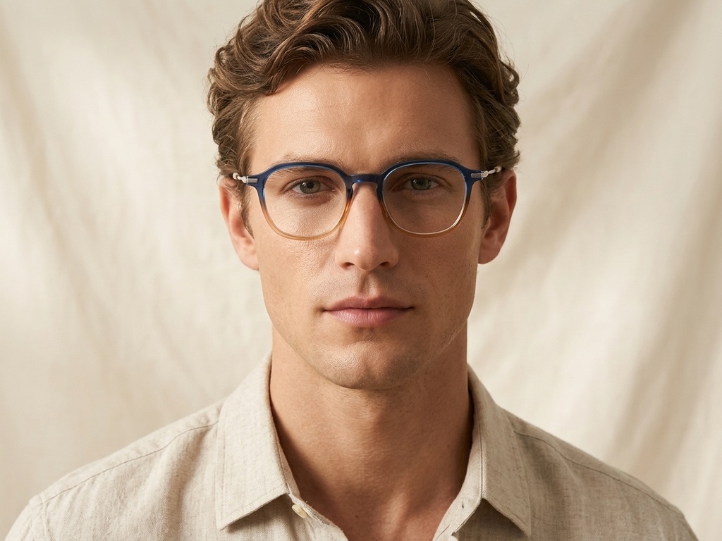 BS0218-0265_Blue_Rectangular_Titanium_Glasses_corner-tryon_male