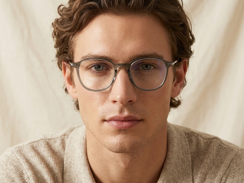 BS0218-0266_Grey_Rectangular_Titanium_Glasses_corner-tryon_male
