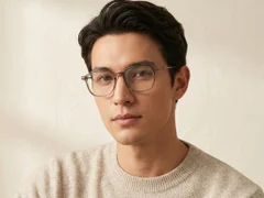 BS0218-0268_Brown_Rectangular_Titanium_Glasses-tryon_male