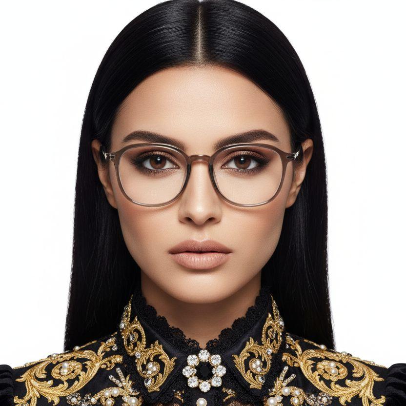 bs0218-0268_brown_rectangular_titanium_glasses_model
