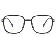 BS0218-0271_Black_Rectangular_Titanium_Glasses_corner-front
