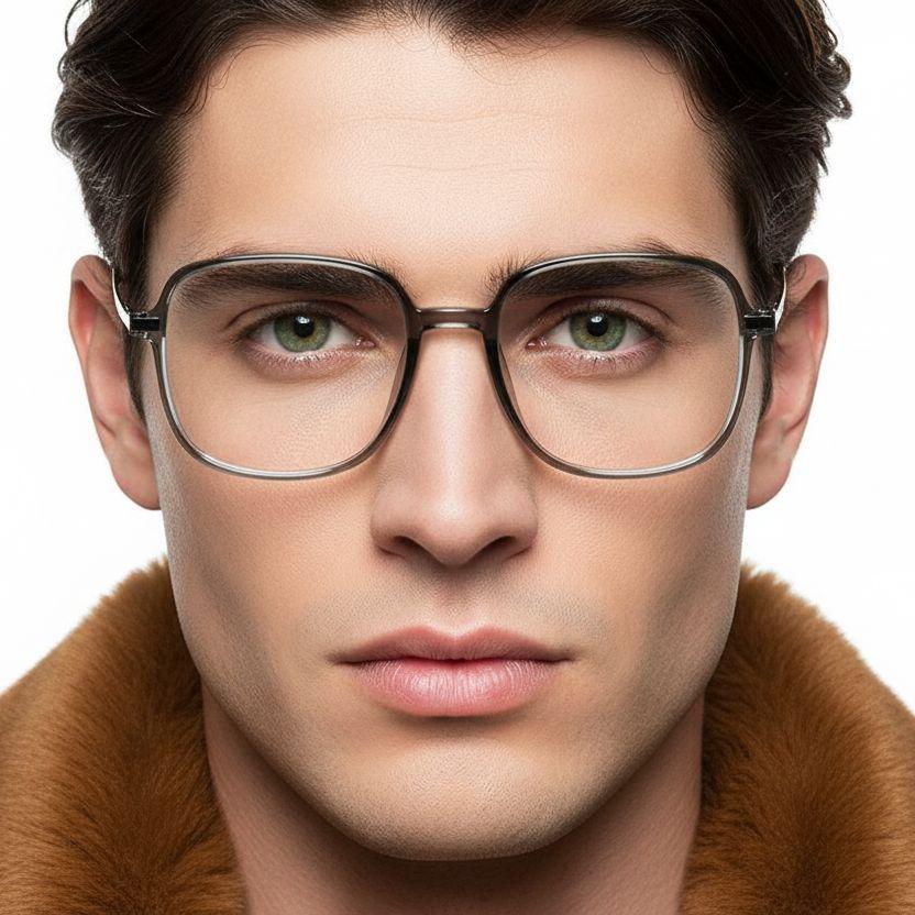 bs0218-0273_green_rectangular_titanium_glasses_model